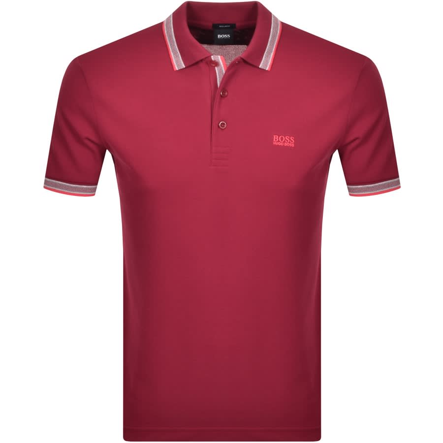 Alternative Image for ProductBOSS Paddy Polo T Shirt Pink1